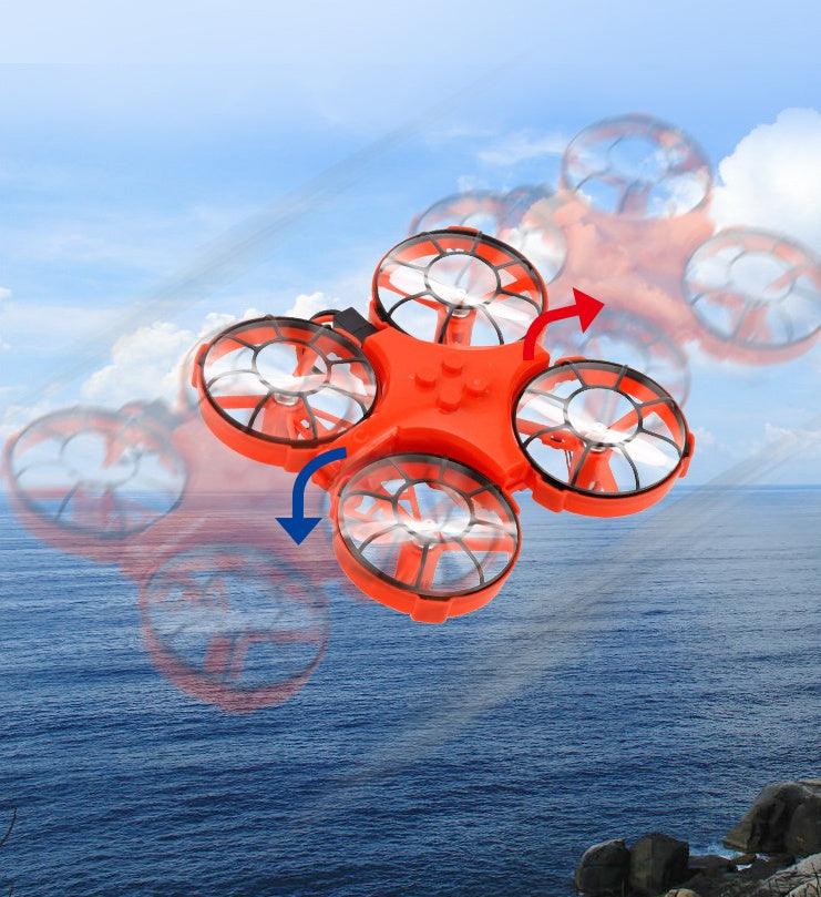 RC Boat Water Land And Air Four-Axis Hovercraft Three-in-one Multi-function Toy One-button Tumbling Mini Drone - GIFTS EMPORIUM
