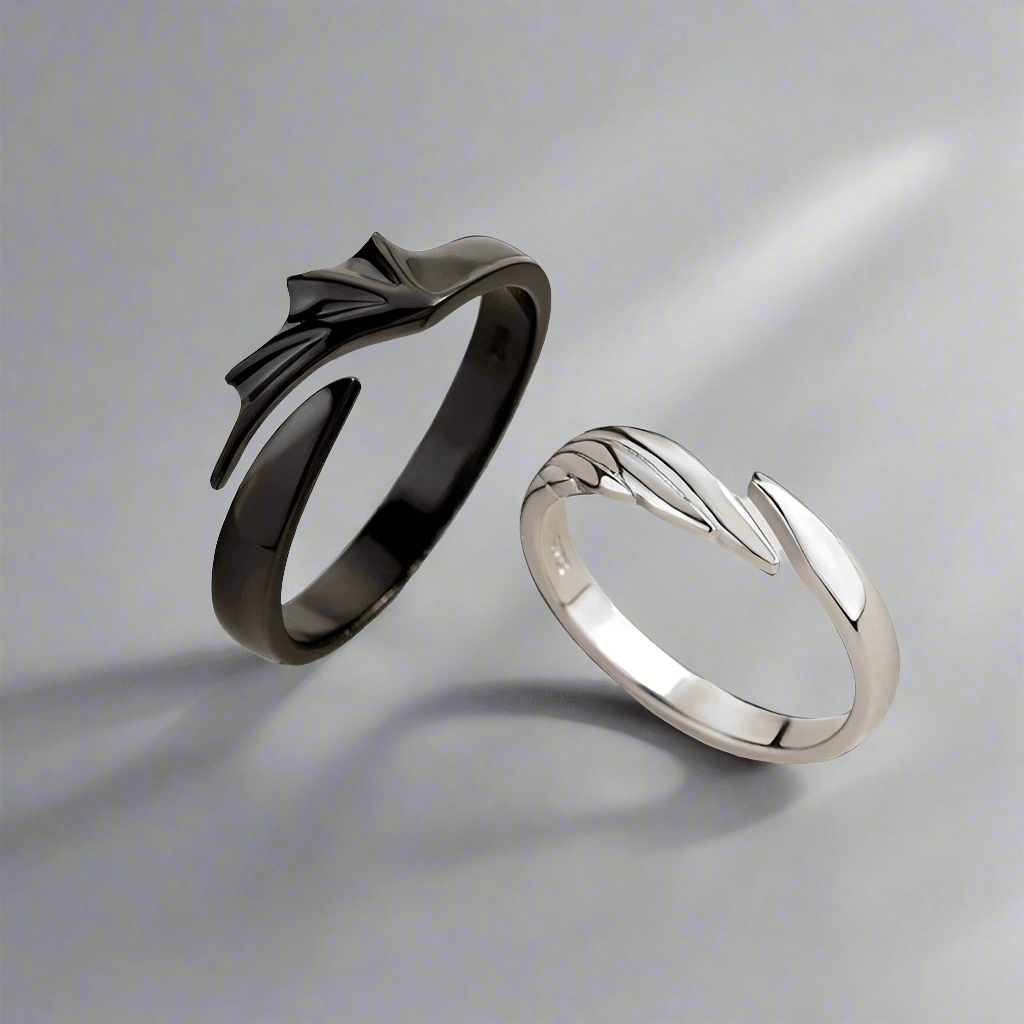 Angels & Demons Men And Women Combination Couple Rings