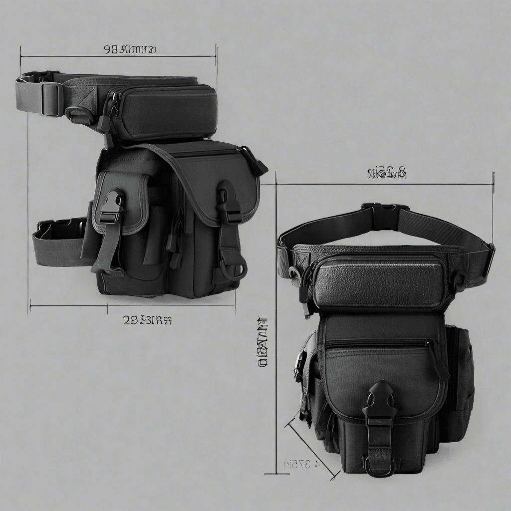 Outdoor Tactical Drop Leg Thigh Bag Utility Waist Bag