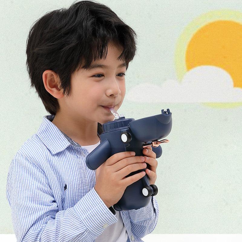Children's Thermos Kids Water Cup With Straws Anti-fall