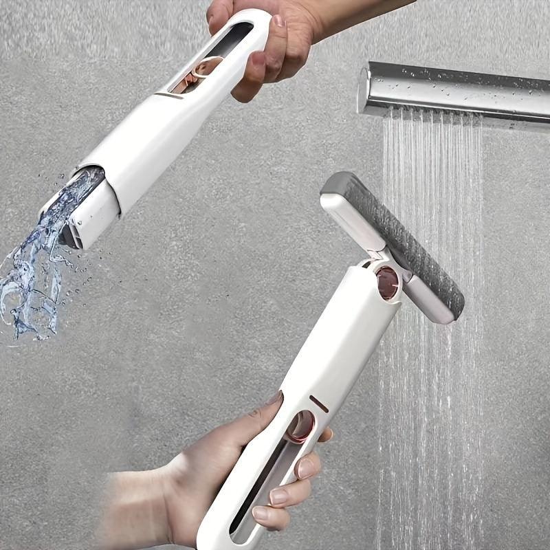 New Portable Mini Mop Self-NSqueeze, Lazy Hand Wash-Free Strong Absorbent Mop Multifunction Portable Squeeze Cleaning Mop Desk Window Glass Cleaner Kitchen Car Sponge Cleaning Mop Home Cleaning Tools - GIFTS EMPORIUM