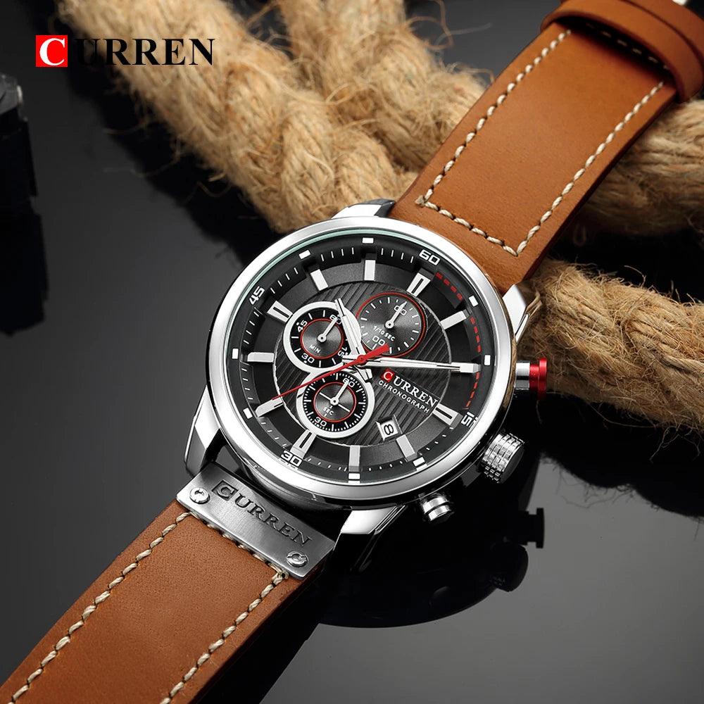 CURREN Fashion Date Quartz Men Watches Chronograph Hodinky Relogio Masculino - GIFTS EMPORIUM