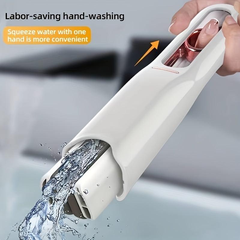 New Portable Mini Mop Self-NSqueeze, Lazy Hand Wash-Free Strong Absorbent Mop Multifunction Portable Squeeze Cleaning Mop Desk Window Glass Cleaner Kitchen Car Sponge Cleaning Mop Home Cleaning Tools - GIFTS EMPORIUM