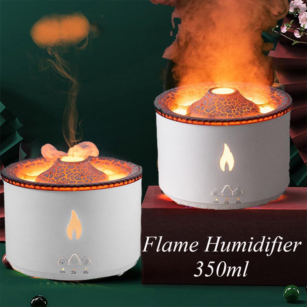 New Creative Ultrasonic Essential Oil Humidifier Volcano Aromatherapy Machine Spray Jellyfish Air Flame Humidifier Diffuser - GIFTS EMPORIUM