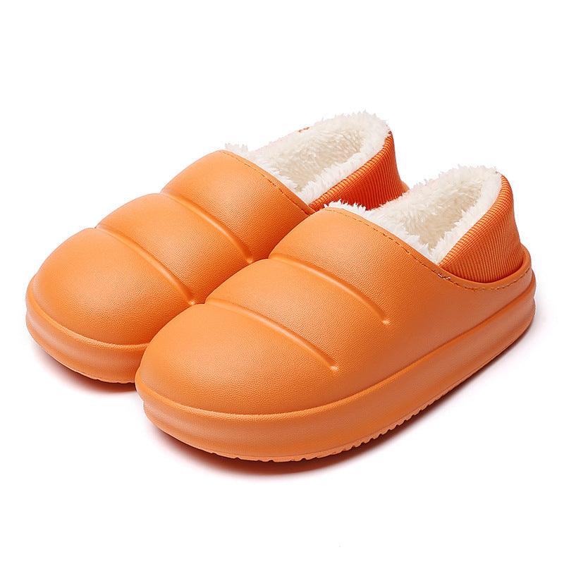 Couple Cotton Women Winter Slippers House Shoes Waterproof Garden Slipper