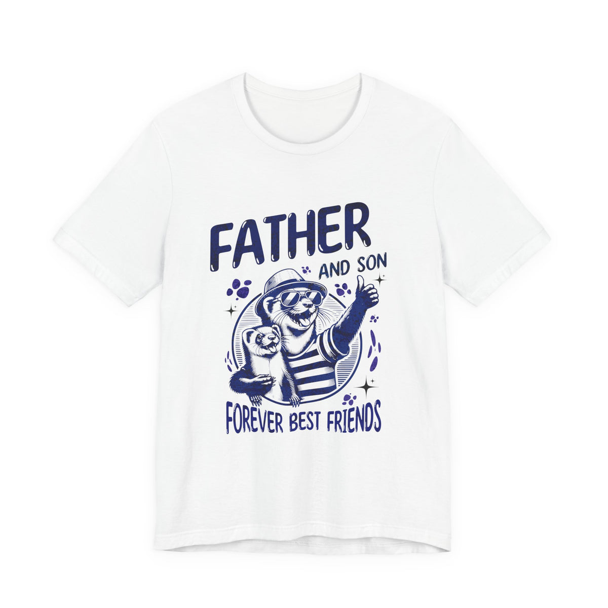 Father & Son Sloth Tee — “Forever Best Friends” Matching Dad + Kid Shirt