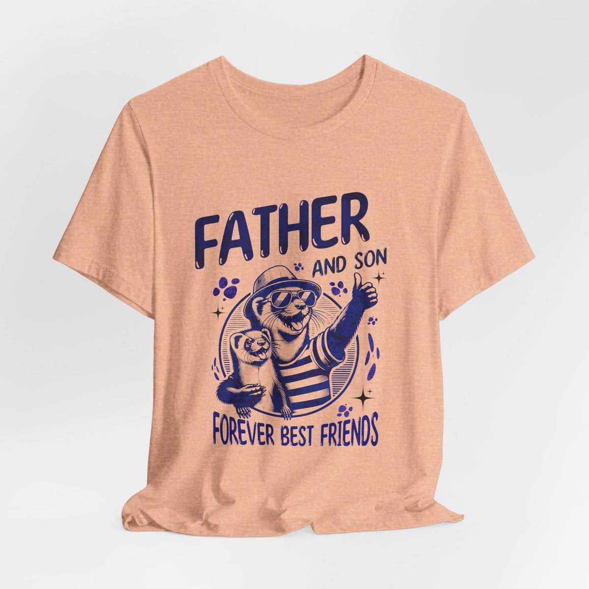 Father & Son Sloth Tee — “Forever Best Friends” Matching Dad + Kid Shirt