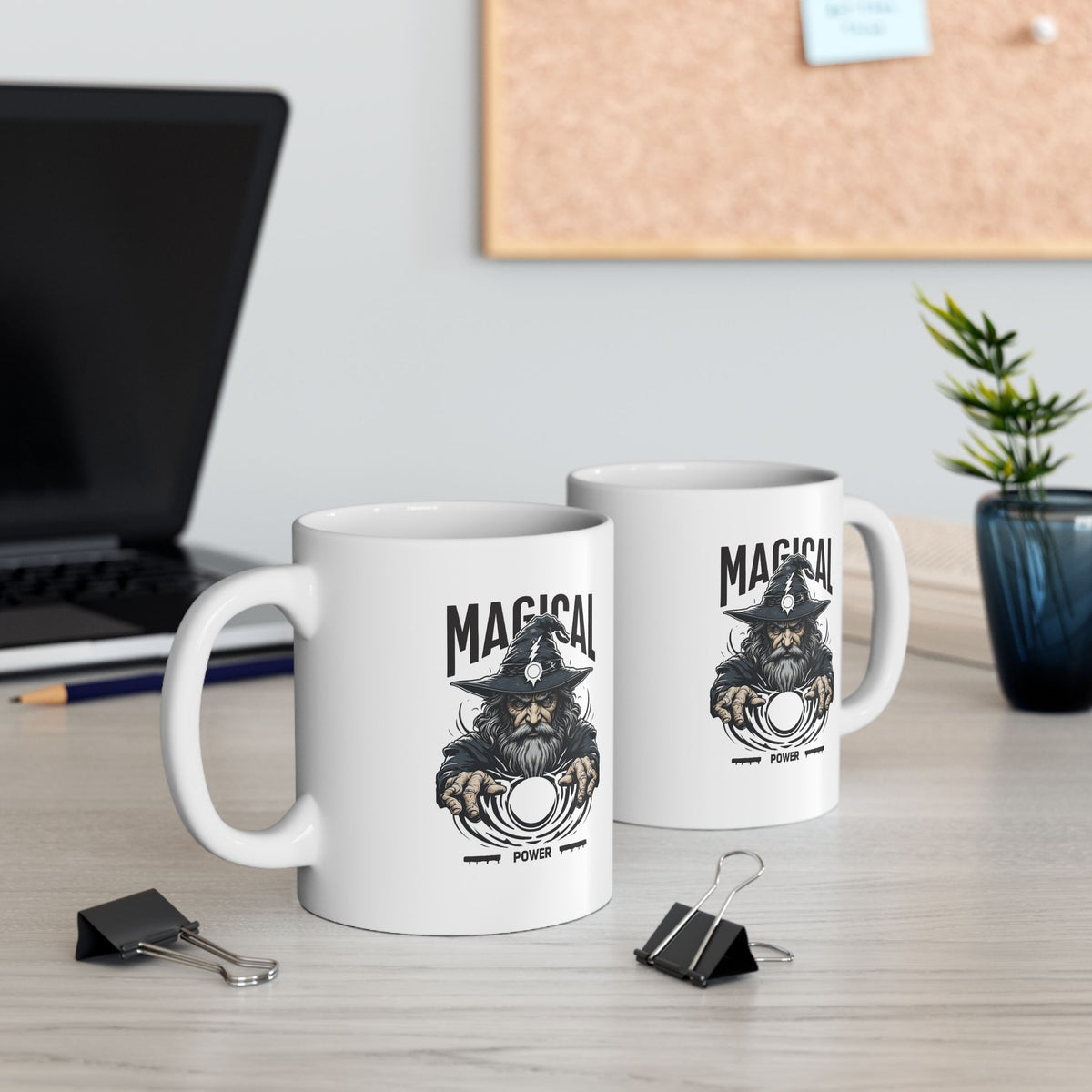 Ceramic Mug — "Not Today" Gothic Skull Coffee Cup (11oz & 15oz)