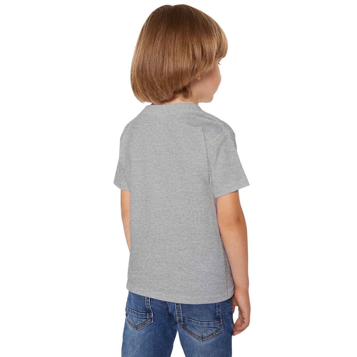 Toddler T‑Shirt — Cute Elephant on Bike “Pedal Power” (Kids’ Cute Bicycle Tee)