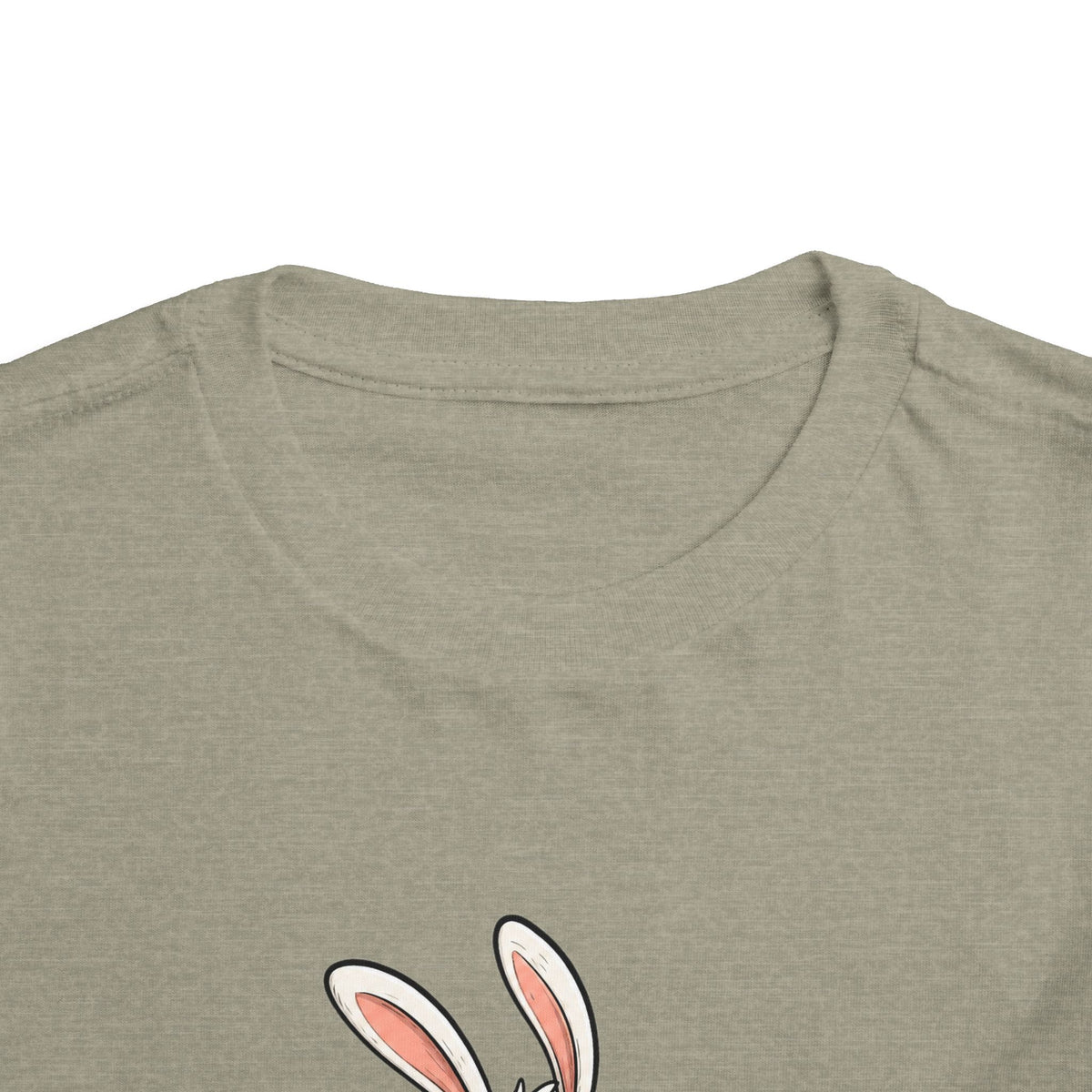 Toddler Tee — "Roll With It" Skateboarding Bunny Kids Shirt