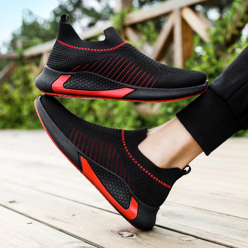 Fashion Mesh Sock Shoes Outdoor Breathable Slip-on Sneakers Casual Running Sports Shoes - GIFTS EMPORIUM
