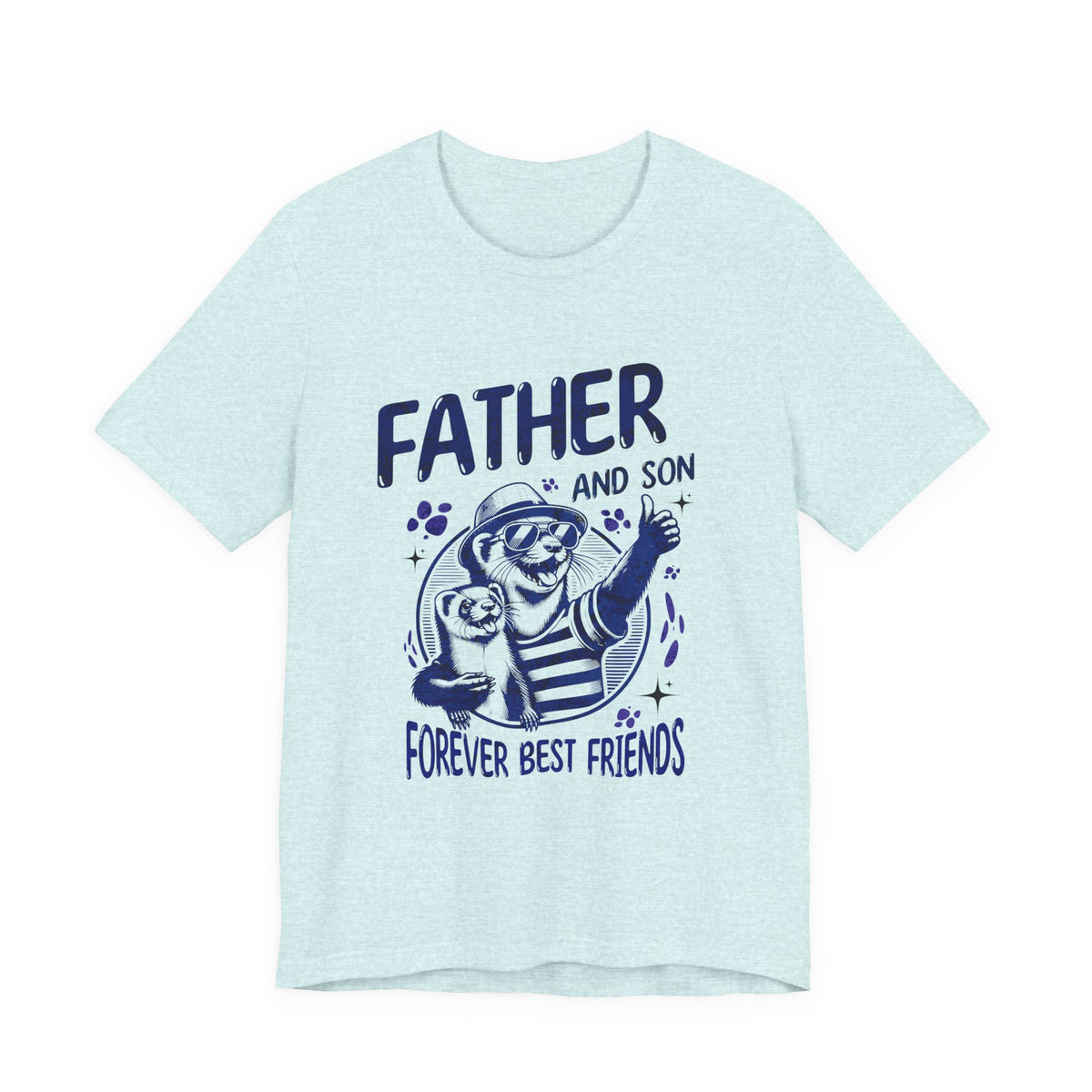 Father & Son Sloth Tee — “Forever Best Friends” Matching Dad + Kid Shirt