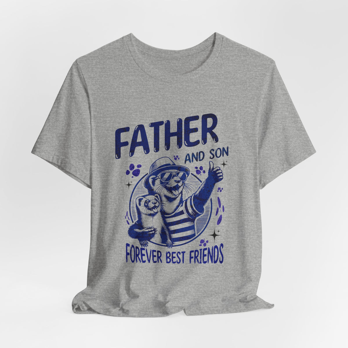 Father & Son Sloth Tee — “Forever Best Friends” Matching Dad + Kid Shirt