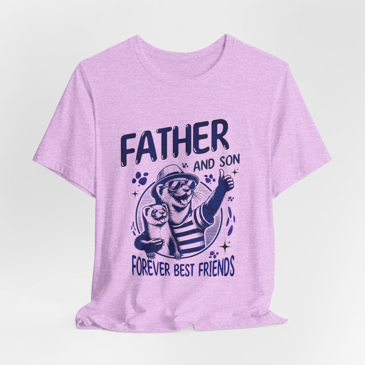 Father & Son Sloth Tee — “Forever Best Friends” Matching Dad + Kid Shirt