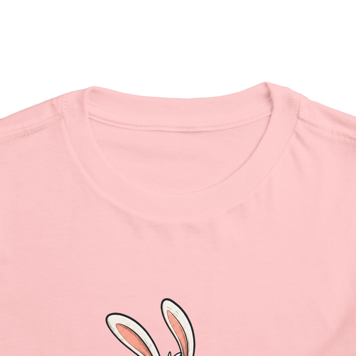 Toddler Tee — "Roll With It" Skateboarding Bunny Kids Shirt