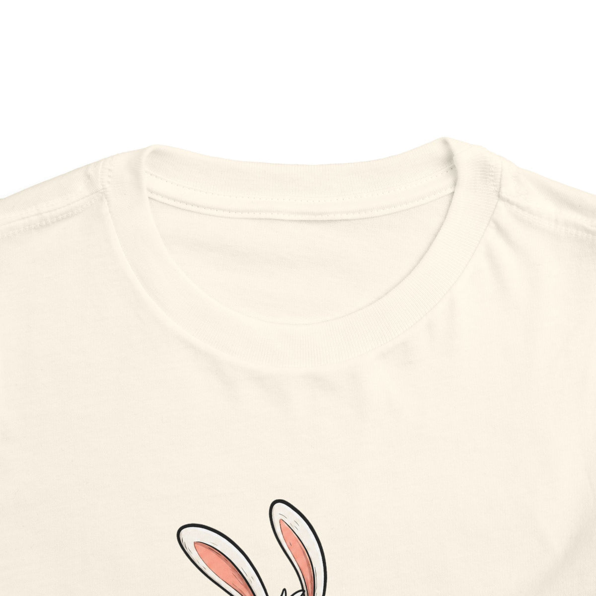 Toddler Tee — "Roll With It" Skateboarding Bunny Kids Shirt