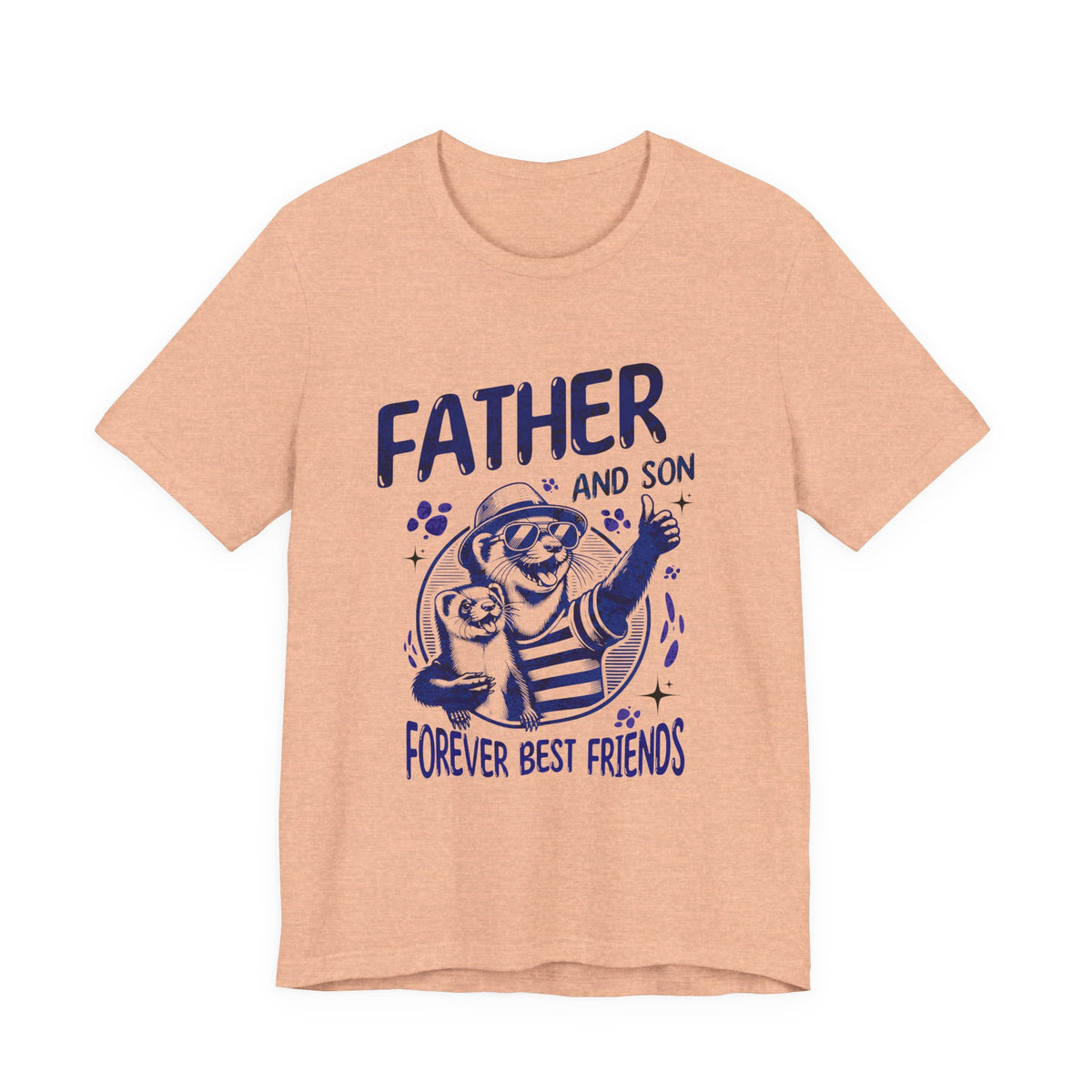 Father & Son Sloth Tee — “Forever Best Friends” Matching Dad + Kid Shirt
