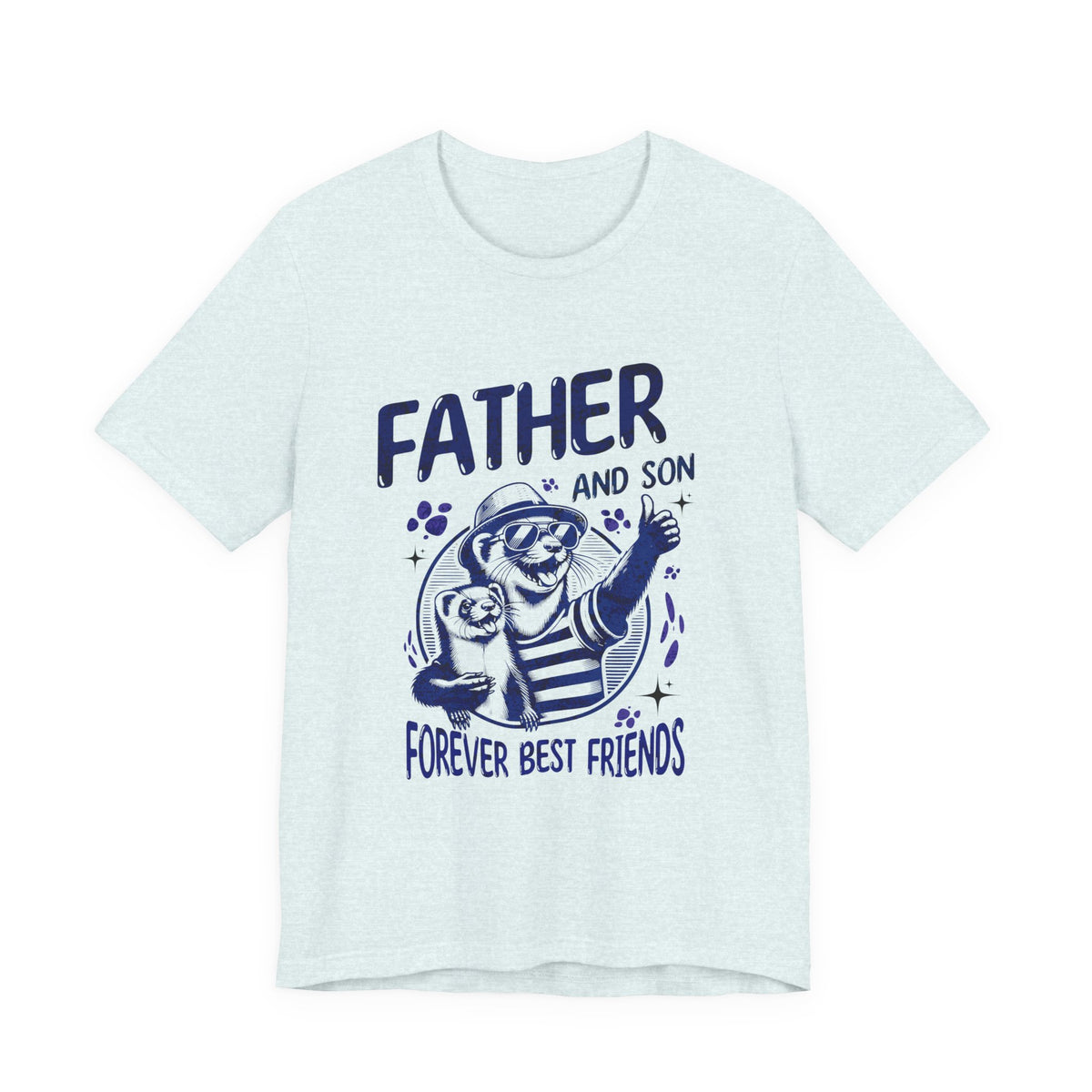 Father & Son Sloth Tee — “Forever Best Friends” Matching Dad + Kid Shirt