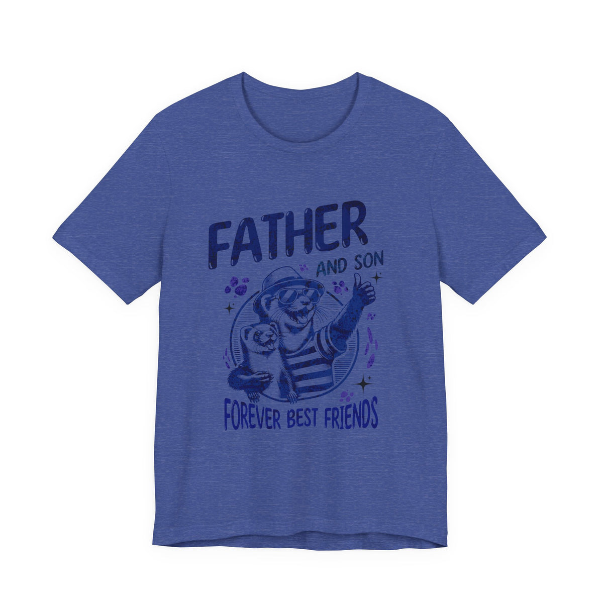 Father & Son Sloth Tee — “Forever Best Friends” Matching Dad + Kid Shirt