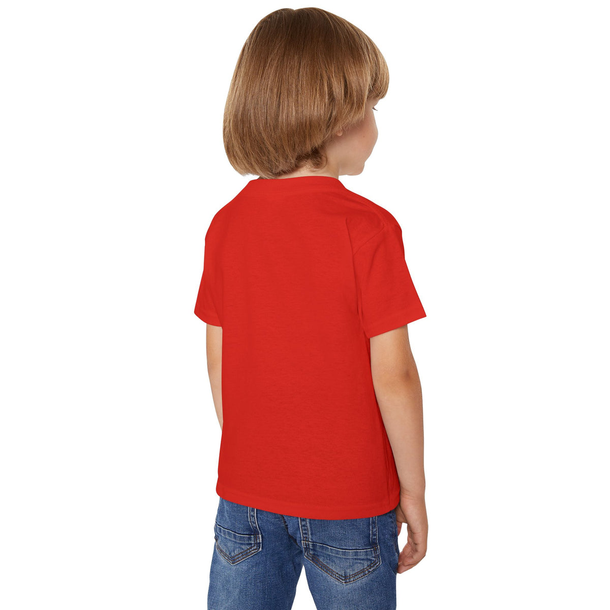 Toddler T‑Shirt — Cute Elephant on Bike “Pedal Power” (Kids’ Cute Bicycle Tee)