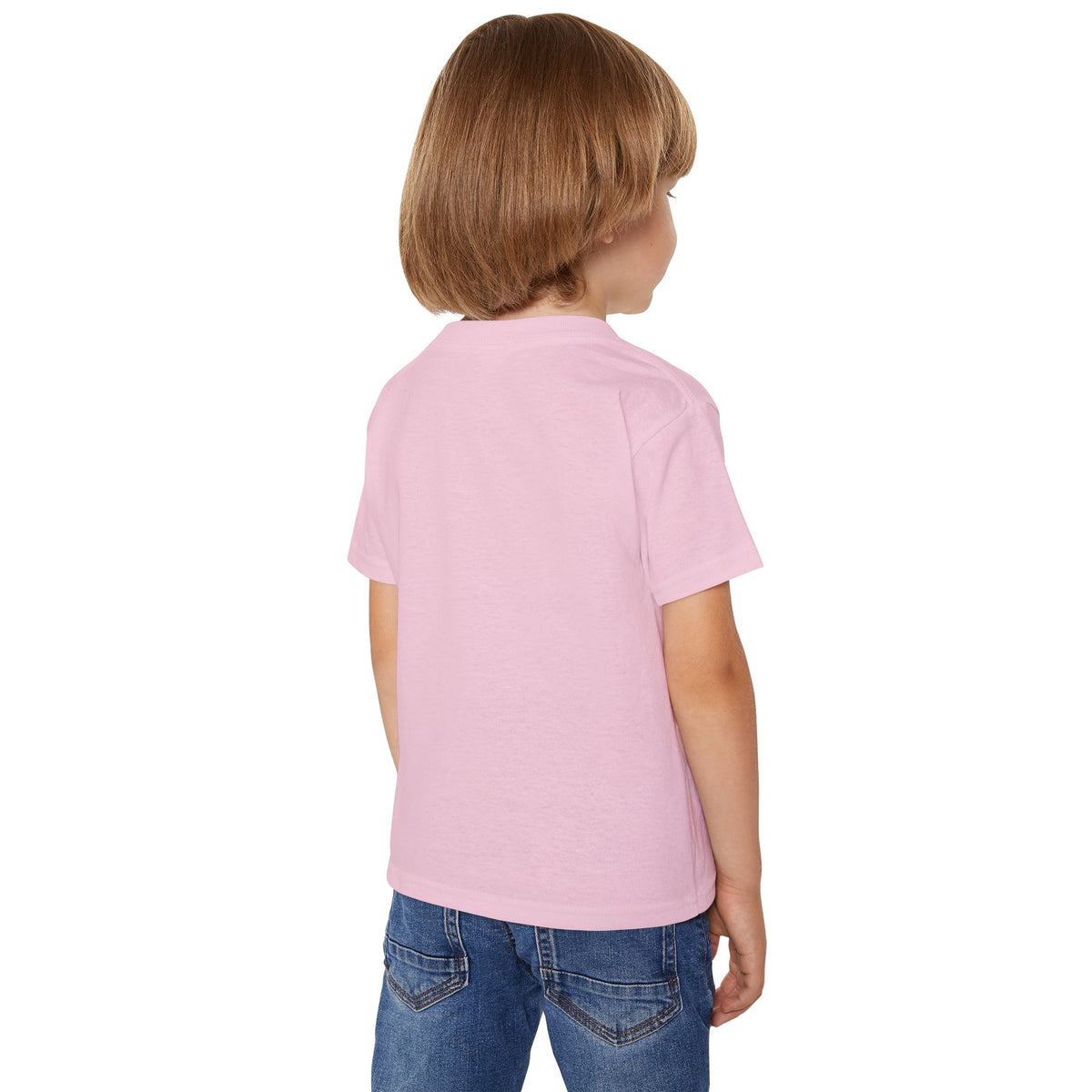 Toddler T‑Shirt — Cute Elephant on Bike “Pedal Power” (Kids’ Cute Bicycle Tee)