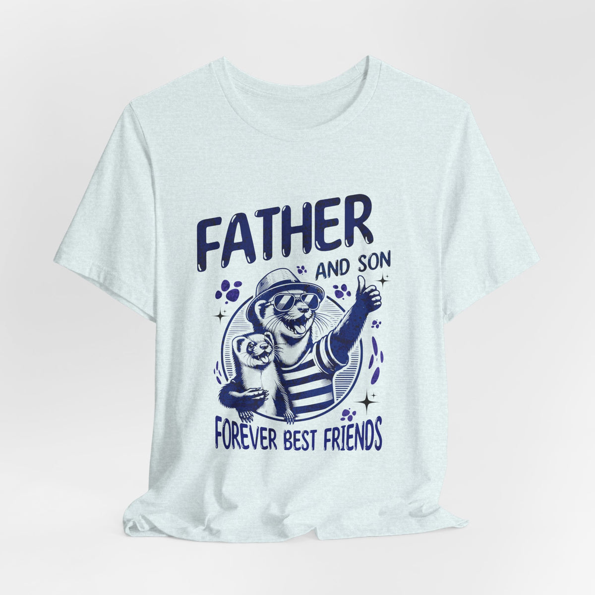 Father & Son Sloth Tee — “Forever Best Friends” Matching Dad + Kid Shirt