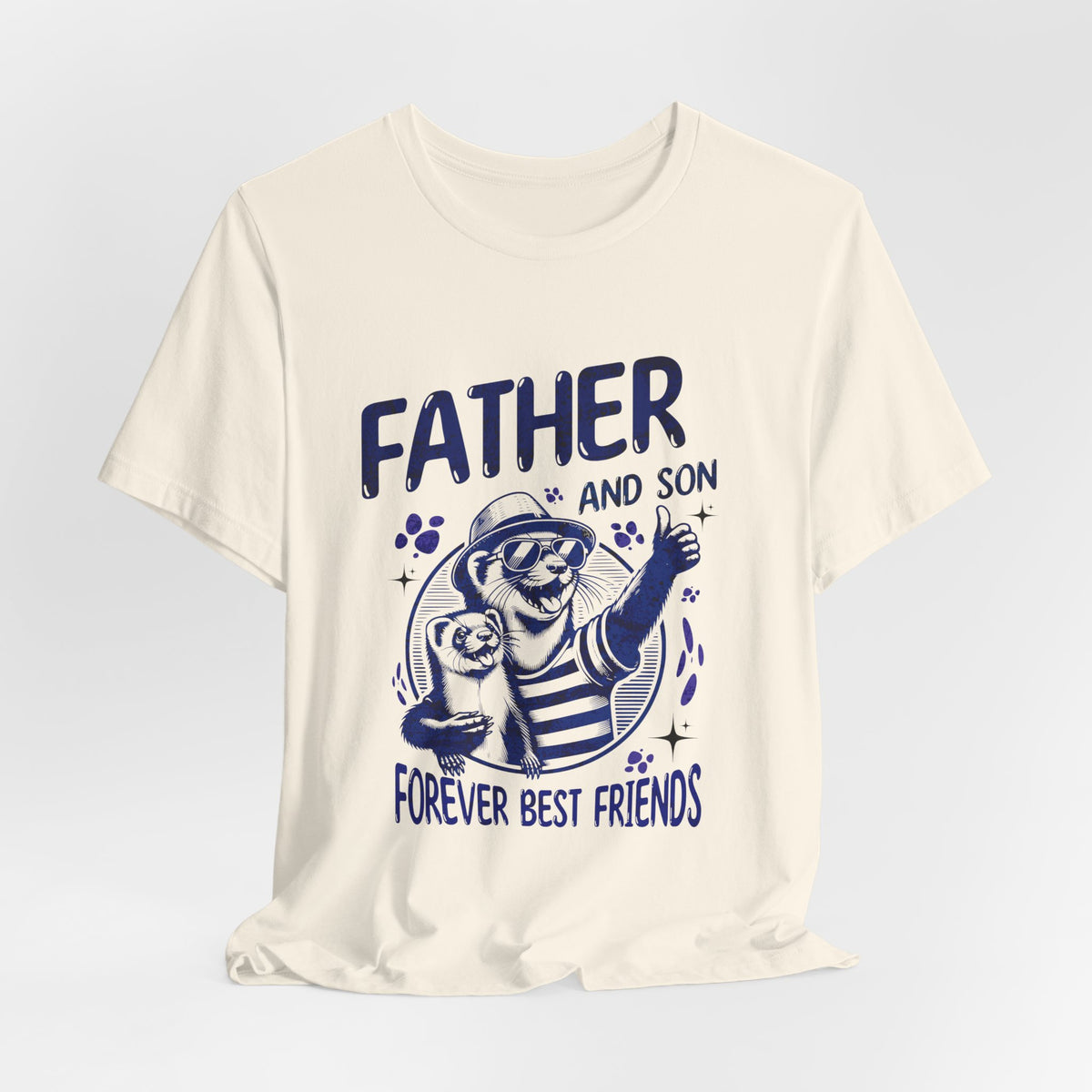 Father & Son Sloth Tee — “Forever Best Friends” Matching Dad + Kid Shirt