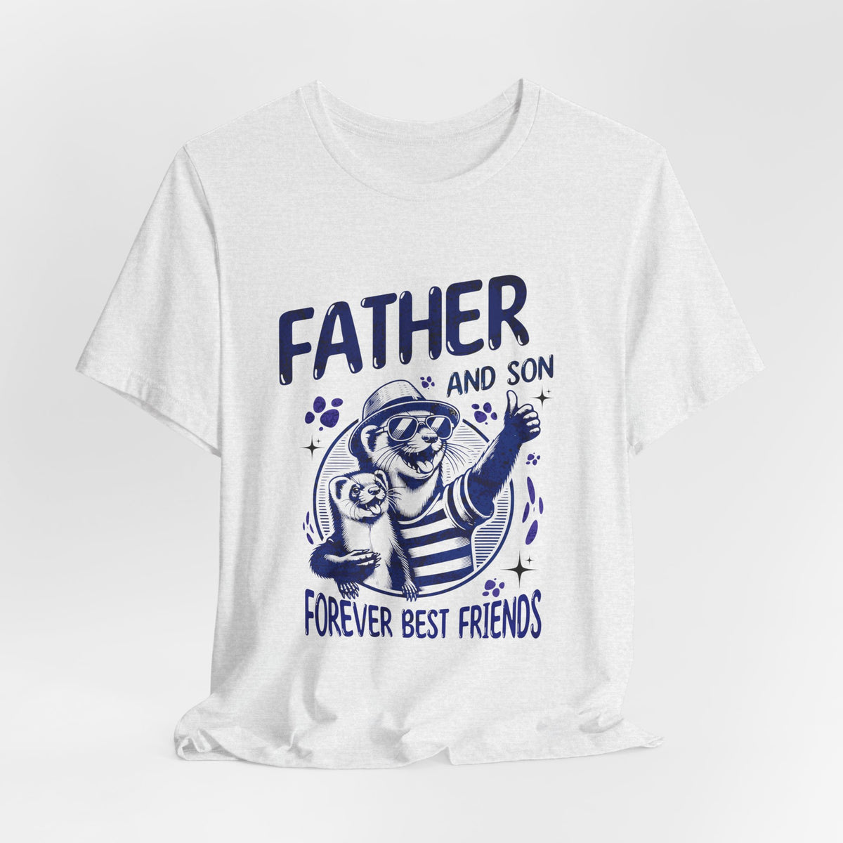 Father & Son Sloth Tee — “Forever Best Friends” Matching Dad + Kid Shirt