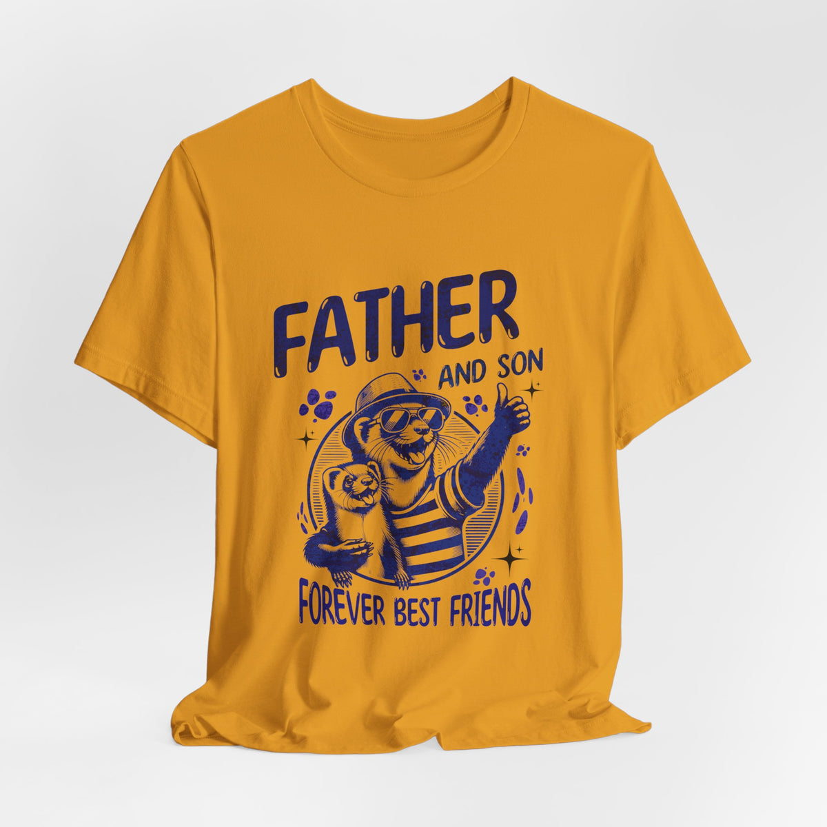 Father & Son Sloth Tee — “Forever Best Friends” Matching Dad + Kid Shirt