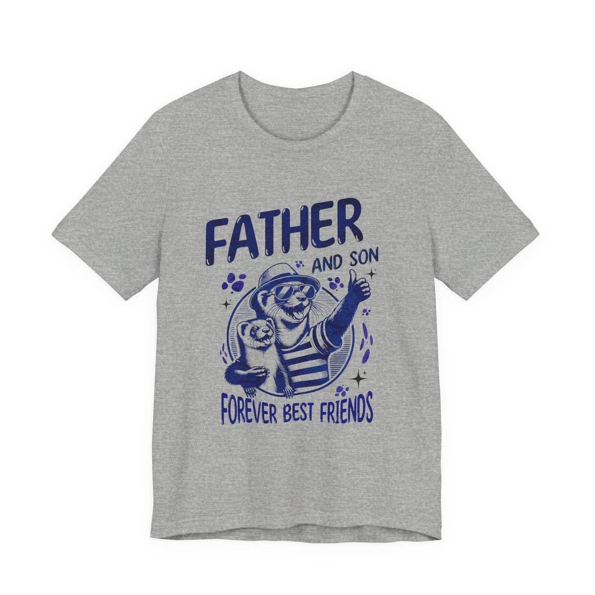 Father & Son Sloth Tee — “Forever Best Friends” Matching Dad + Kid Shirt