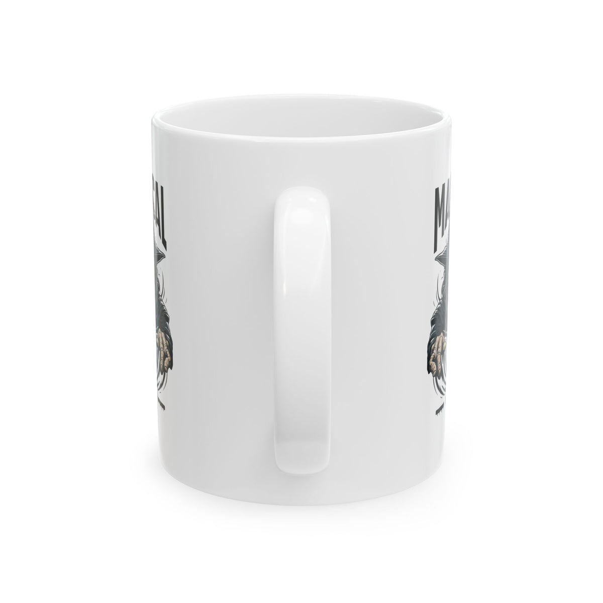 Ceramic Mug — "Not Today" Gothic Skull Coffee Cup (11oz & 15oz)