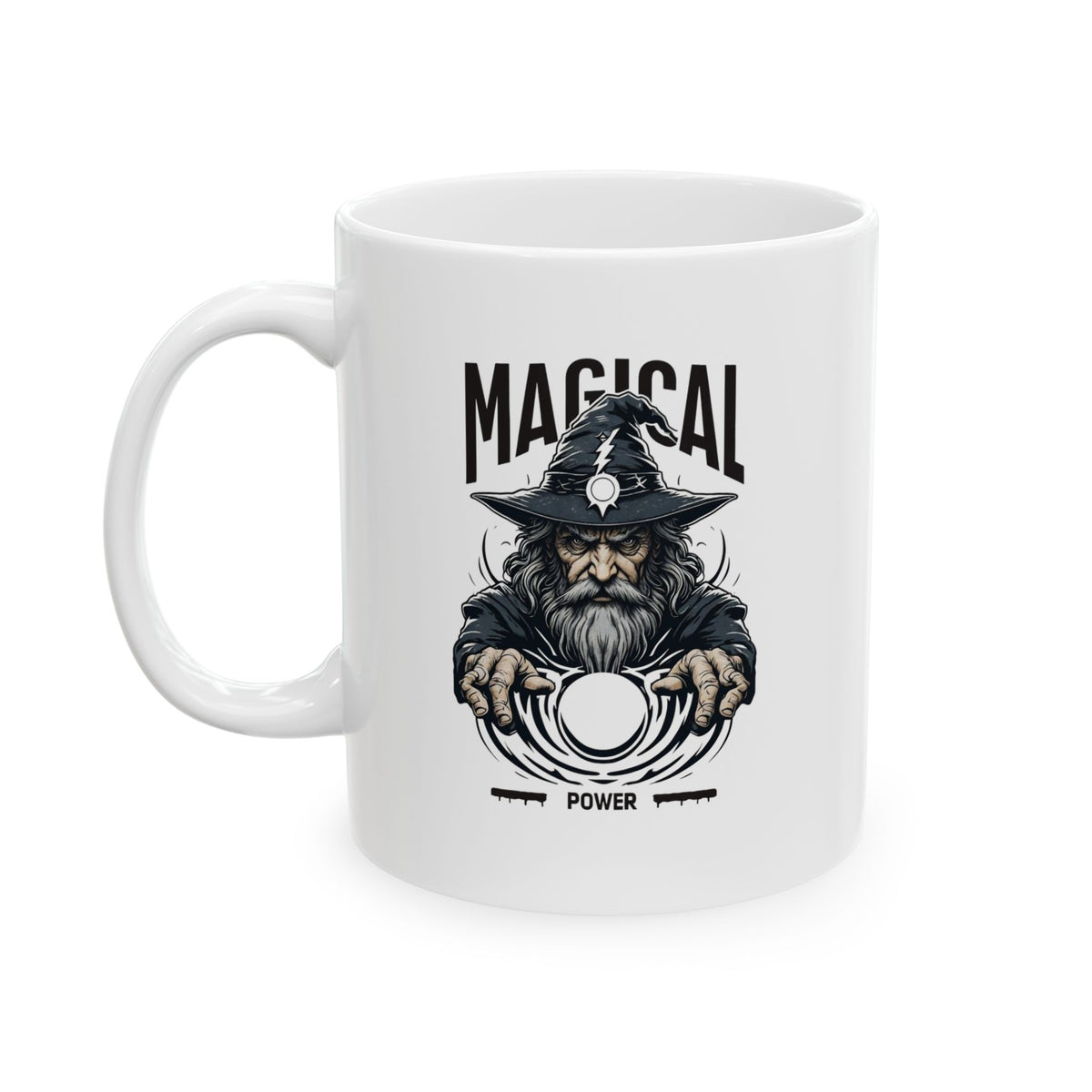 Ceramic Mug — "Not Today" Gothic Skull Coffee Cup (11oz & 15oz)