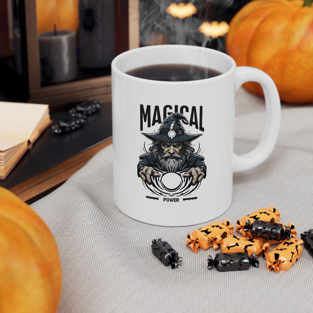 Ceramic Mug — "Not Today" Gothic Skull Coffee Cup (11oz & 15oz)