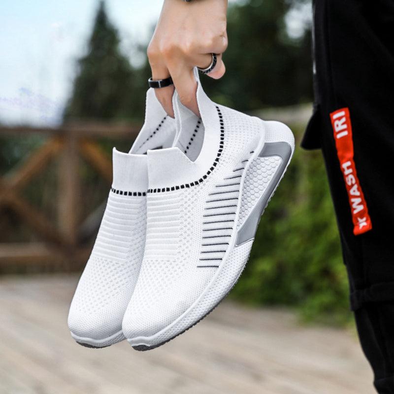 Fashion Mesh Sock Shoes Outdoor Breathable Slip-on Sneakers Casual Running Sports Shoes - GIFTS EMPORIUM