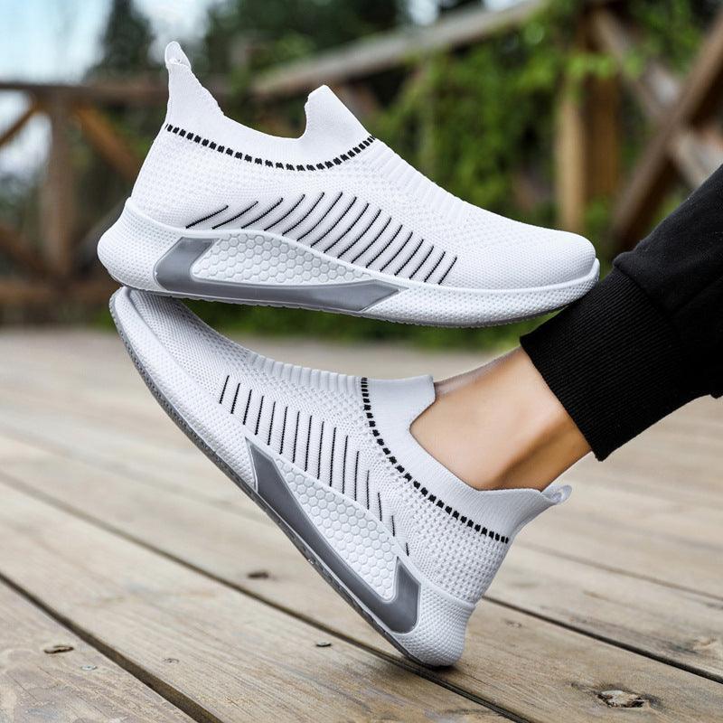 Fashion Mesh Sock Shoes Outdoor Breathable Slip-on Sneakers Casual Running Sports Shoes - GIFTS EMPORIUM