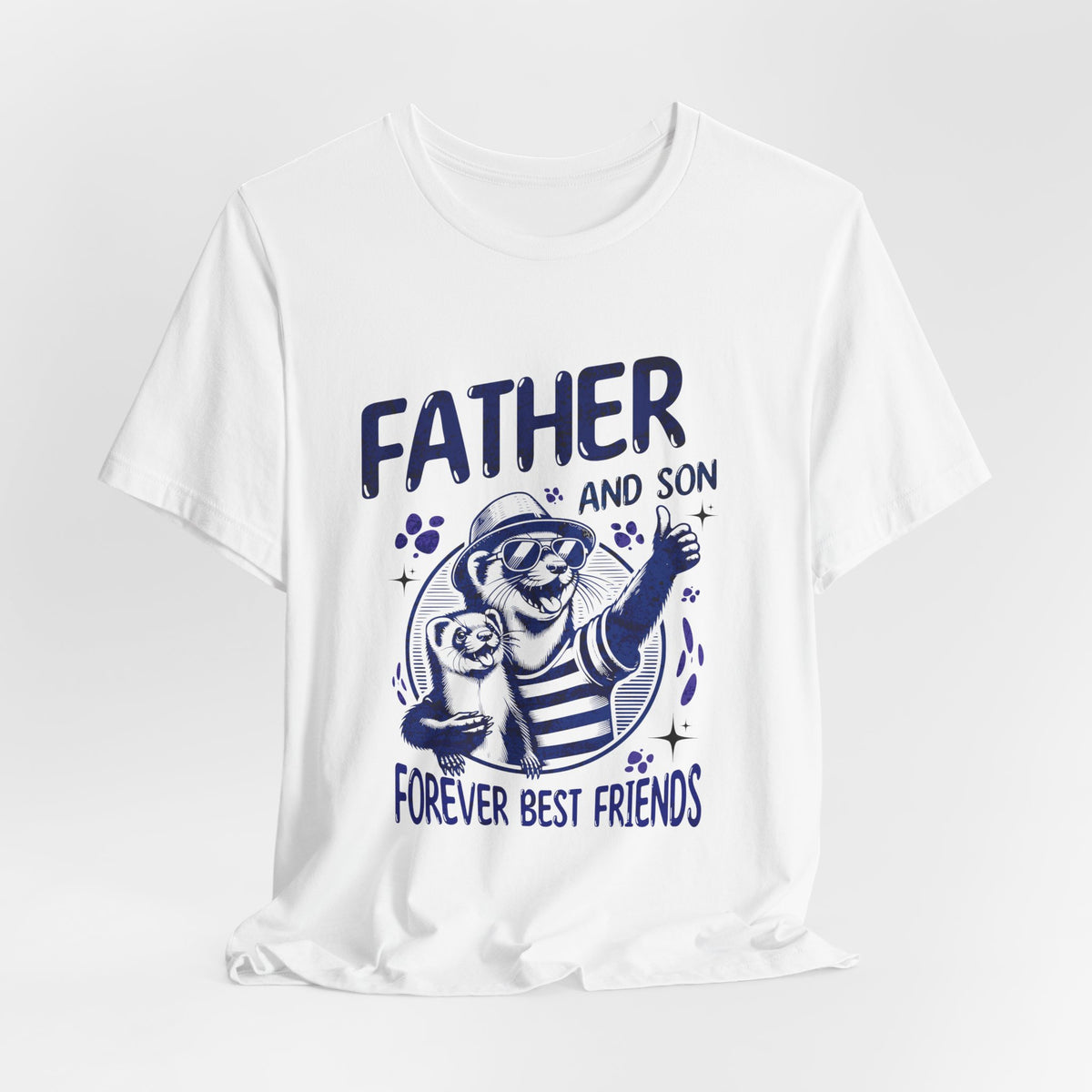 Father & Son Sloth Tee — “Forever Best Friends” Matching Dad + Kid Shirt