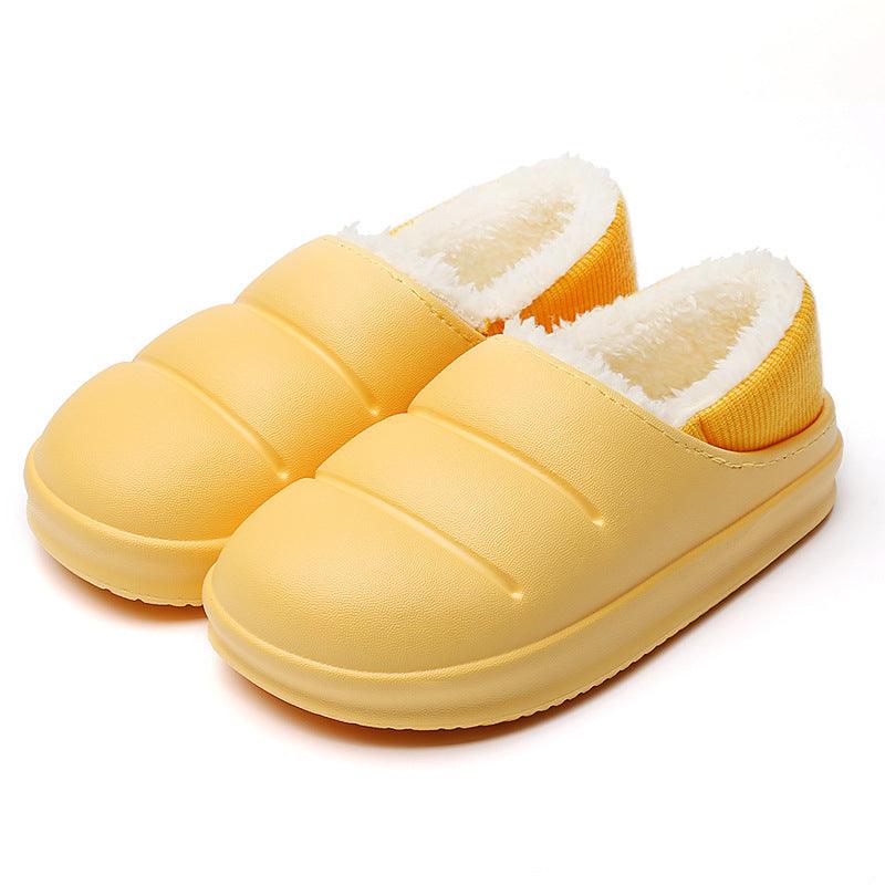 Couple Cotton Women Winter Slippers House Shoes Waterproof Garden Slipper