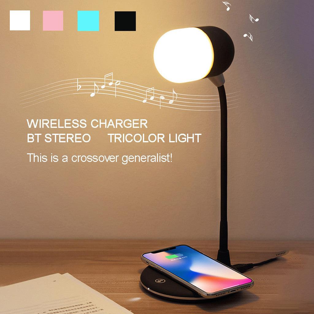 Three-in-one Night Light Wireless Speaker Charger Light - GIFTS EMPORIUM