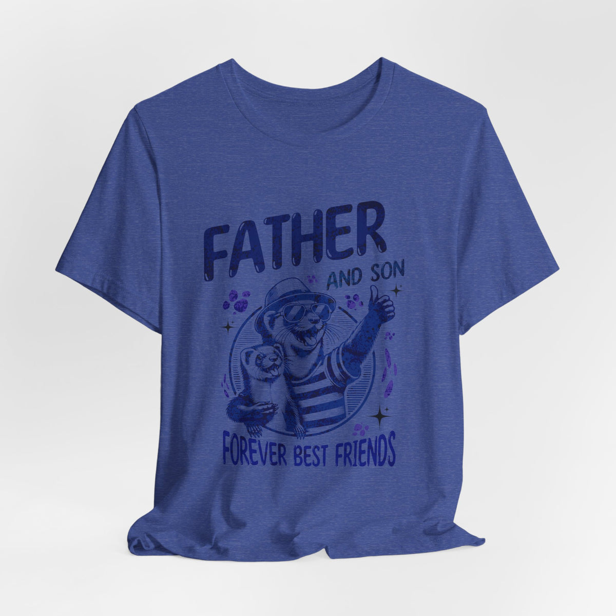 Father & Son Sloth Tee — “Forever Best Friends” Matching Dad + Kid Shirt