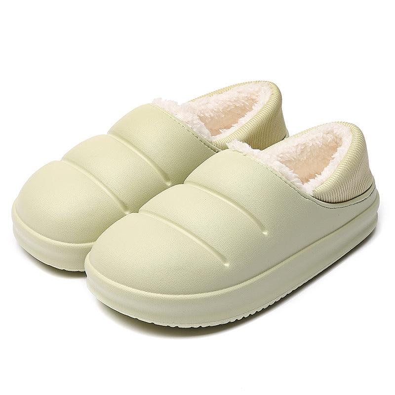 Couple Cotton Women Winter Slippers House Shoes Waterproof Garden Slipper