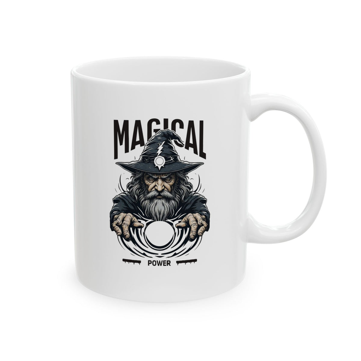Ceramic Mug — "Not Today" Gothic Skull Coffee Cup (11oz & 15oz)