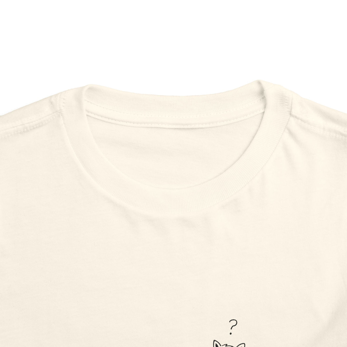 Toddler Tee — "Not Today, Social Interaction" Raccoon Graphic