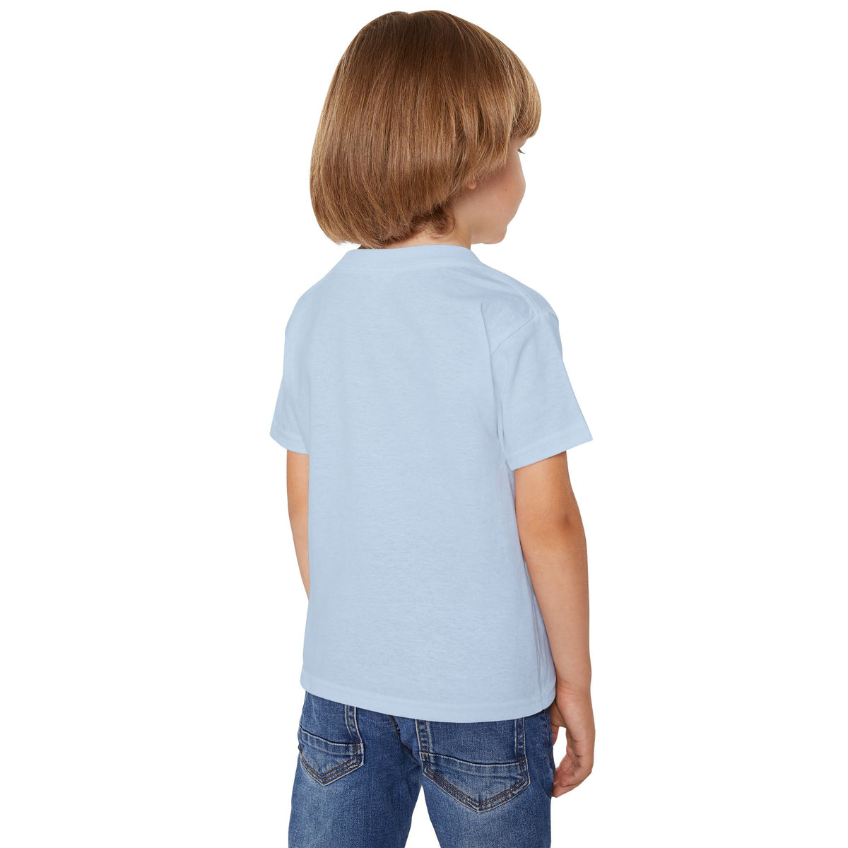 Toddler T‑Shirt — Cute Elephant on Bike “Pedal Power” (Kids’ Cute Bicycle Tee)