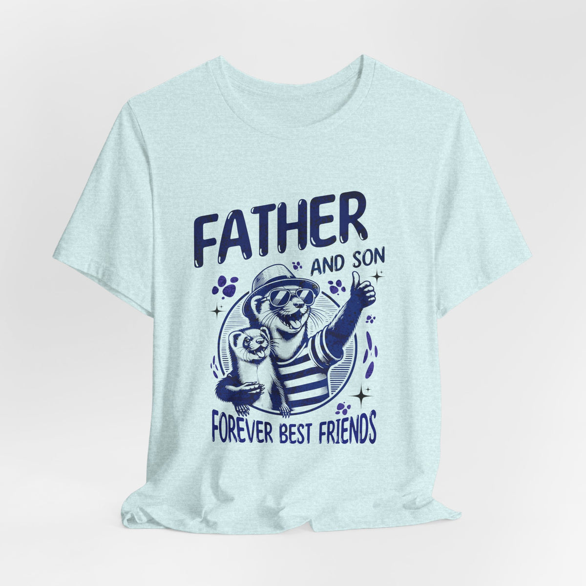 Father & Son Sloth Tee — “Forever Best Friends” Matching Dad + Kid Shirt