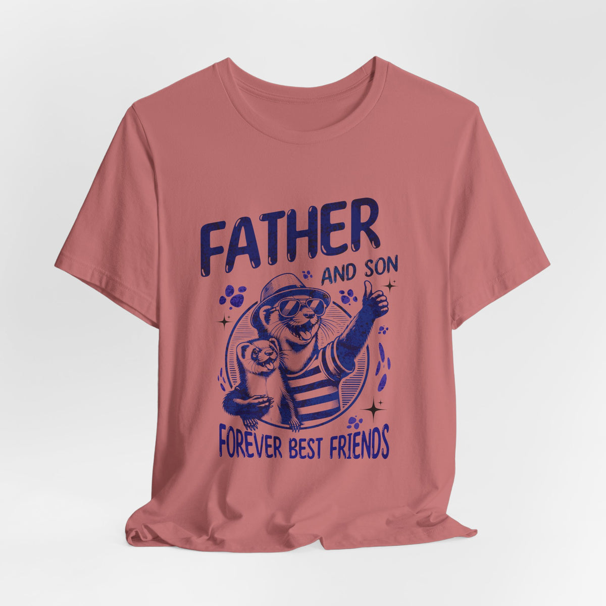 Father & Son Sloth Tee — “Forever Best Friends” Matching Dad + Kid Shirt