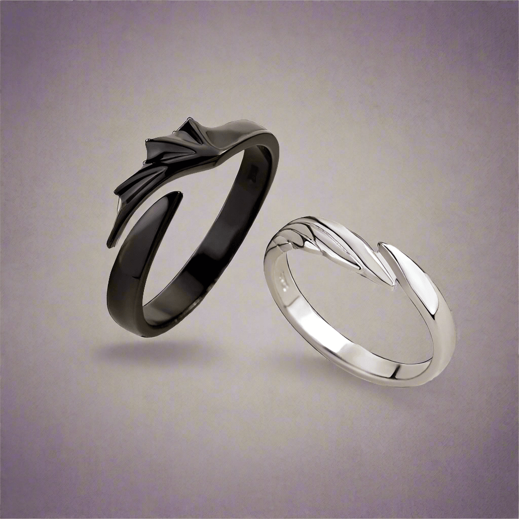 Angels & Demons Men And Women Combination Couple Rings