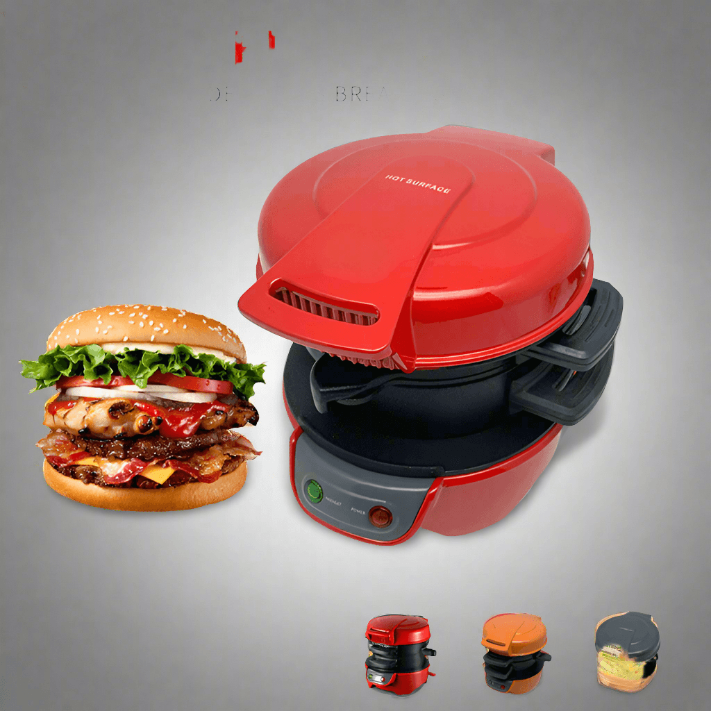 Household Breakfast Machine Hamburger Sandwich Maker With Egg Cooker-Waffle Machine