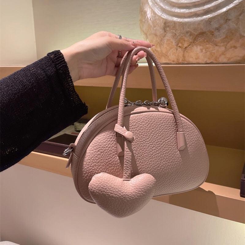 2024 Handbag For Women Luxury Desinger Heart Crossbody Bag Solid Concise Ladies Femlae Bag - GIFTS EMPORIUM