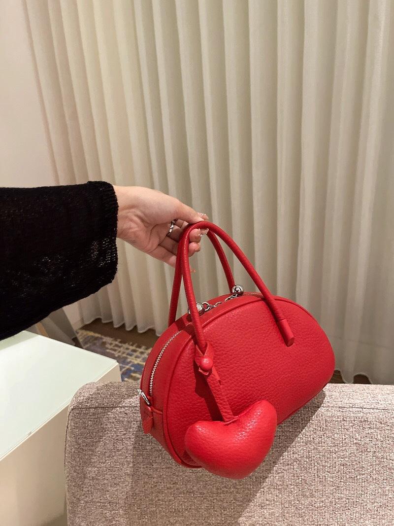 2024 Handbag For Women Luxury Desinger Heart Crossbody Bag Solid Concise Ladies Femlae Bag - GIFTS EMPORIUM