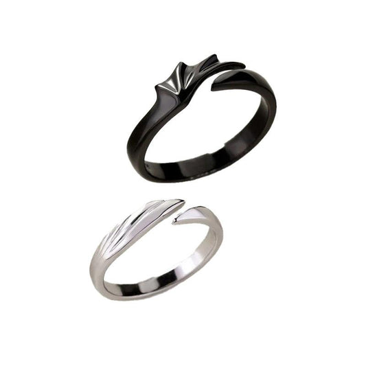 Angels & Demons Men And Women Combination Couple Rings - GIFTS EMPORIUM